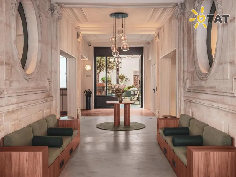 Фото отеля Belleval Hotel 4* Париж Франция лобби и интерьер