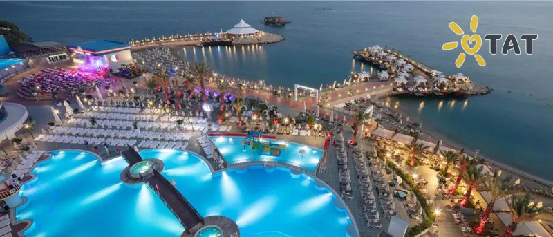 Фото отеля Granada Luxury Okurcalar 5* Алания Турция экстерьер и бассейны