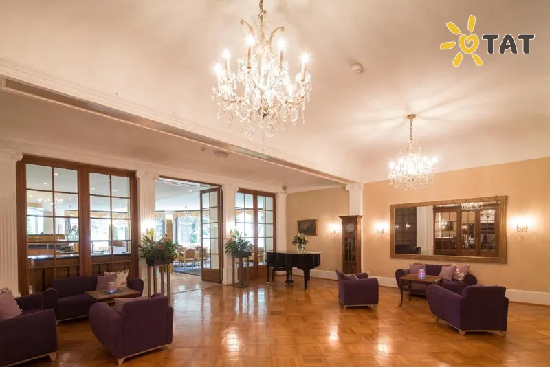 Фото отеля Grand Beau Rivage Interlaken Hotel 5* Interlakena Šveice vestibils un interjers