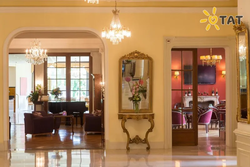 Фото отеля Grand Beau Rivage Interlaken Hotel 5* Interlakena Šveice vestibils un interjers