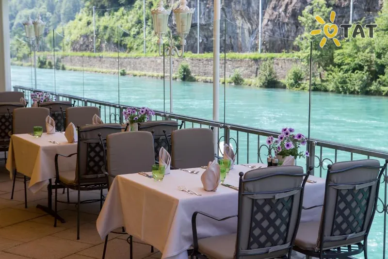 Фото отеля Grand Beau Rivage Interlaken Hotel 5* Interlakena Šveice bāri un restorāni
