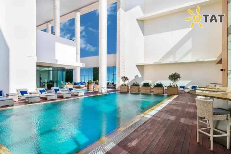 Фото отеля Marriott Executive Apartments Downtown Abu Dhabi 4* Абу Даби ОАЭ экстерьер и бассейны