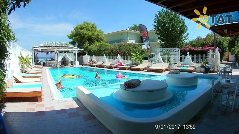 Фото отеля Cavo D'Oro Complex 3* о. Корфу Греция экстерьер и бассейны