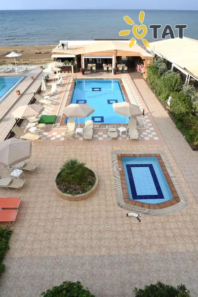 Фото отеля Esperides Beach Hotel Apartments 4* о. Крит – Ханья Греция экстерьер и бассейны