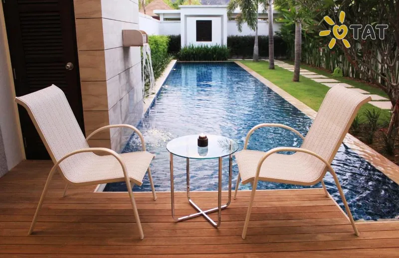 Фото отеля Two Villas Holiday Oxygen Villa Bangtao beach 4* о. Пхукет Таиланд экстерьер и бассейны