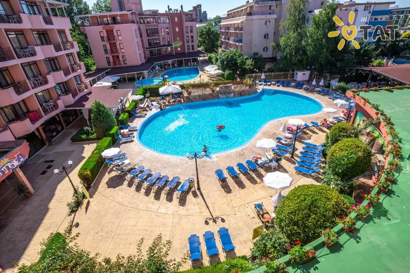 Фото отеля Izola Paradise Hotel 4* Солнечный берег Болгария экстерьер и бассейны