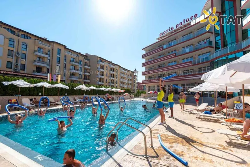 Фото отеля Maria Palace Hotel 4* Солнечный берег Болгария экстерьер и бассейны