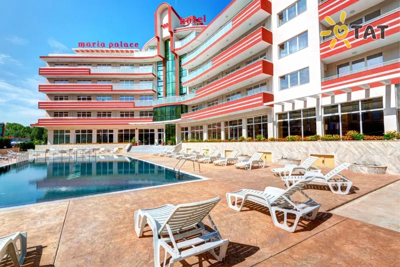 Фото отеля Maria Palace Hotel 4* Солнечный берег Болгария экстерьер и бассейны