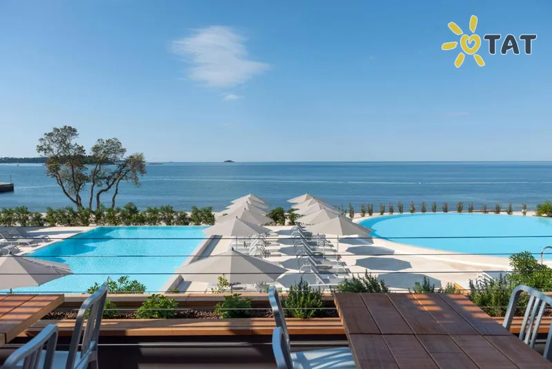 Фото отеля Maistra Camping Amarin Mobile homes 4* Rovinj Kroatija išorė ir baseinai