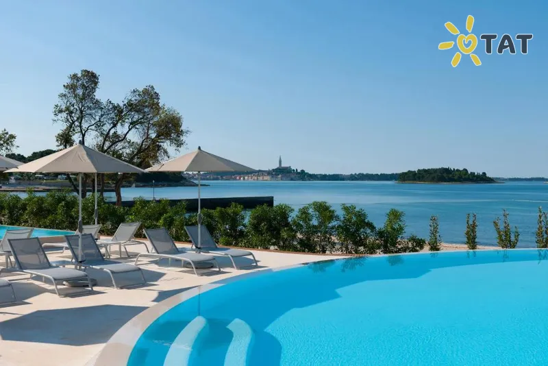 Фото отеля Maistra Camping Amarin Mobile homes 4* Rovinj Kroatija išorė ir baseinai