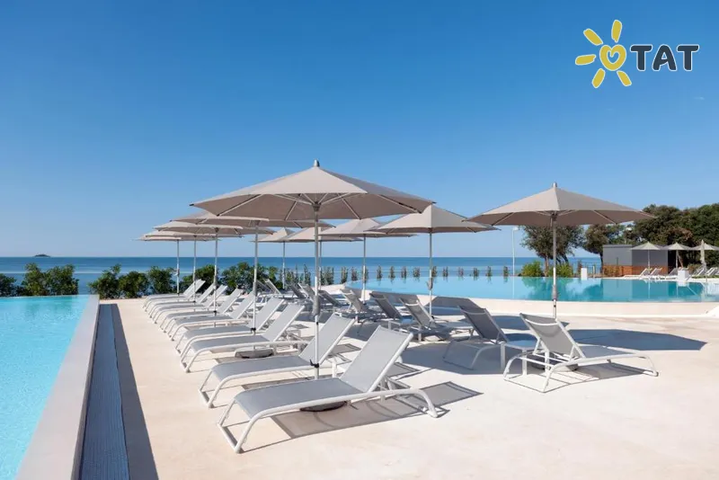 Фото отеля Maistra Camping Amarin Mobile homes 4* Rovinj Kroatija išorė ir baseinai