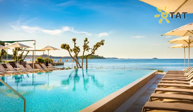 Фото отеля Maistra Camping Amarin Mobile homes 4* Rovinj Kroatija išorė ir baseinai