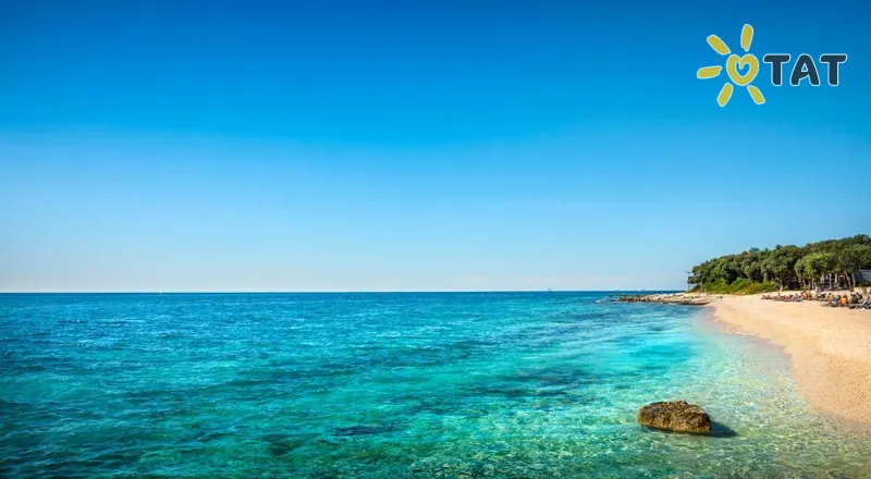 Фото отеля Maistra Camping Amarin Mobile homes 4* Rovinj Kroatija papludimys