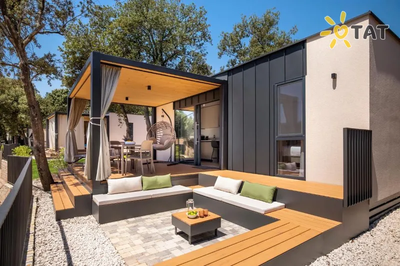 Фото отеля Maistra Camping Amarin Mobile homes 4* Rovinj Kroatija išorė ir baseinai