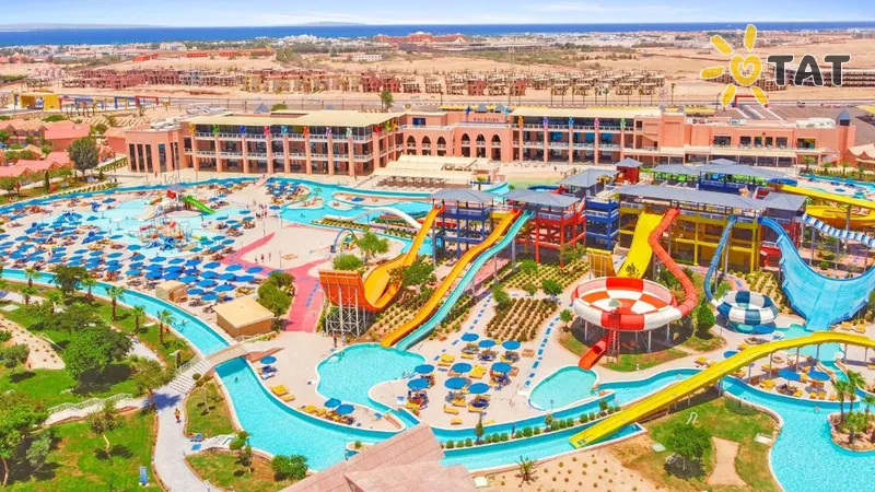 Фото отеля Albatros Jungle Aqua Park Resort 4* Хургада Египет аквапарк, горки