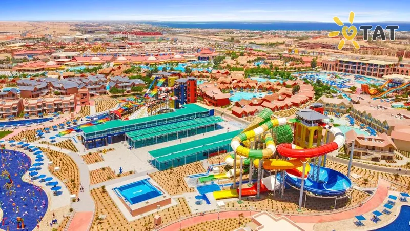 Фото отеля Albatros Jungle Aqua Park Resort 4* Хургада Египет аквапарк, горки