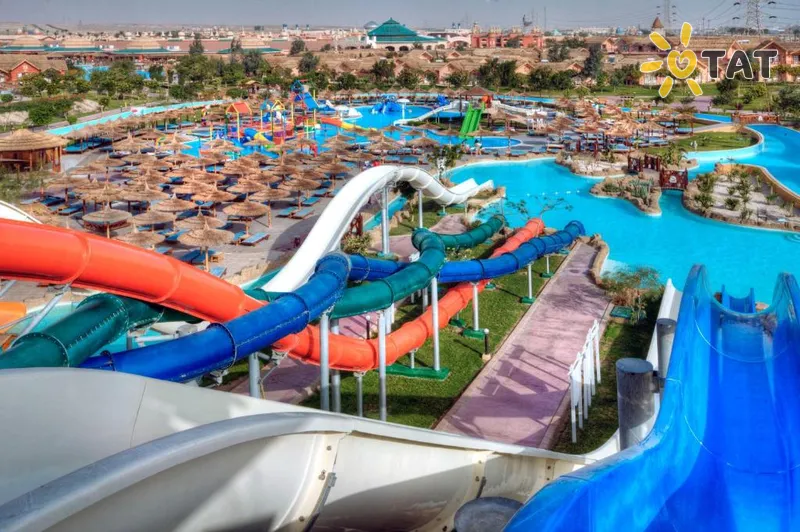 Фото отеля Albatros Jungle Aqua Park Resort 4* Хургада Египет аквапарк, горки