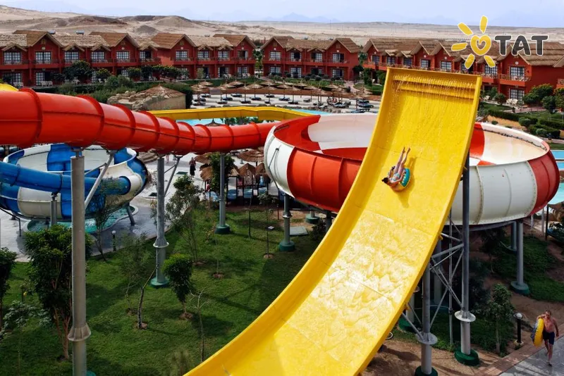 Фото отеля Albatros Jungle Aqua Park Resort 4* Хургада Египет аквапарк, горки