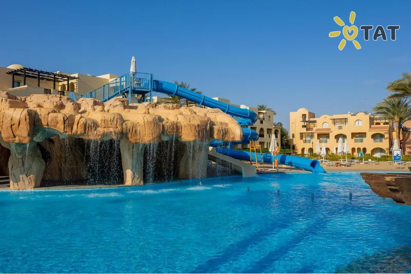 Фото отеля Stella Gardens Resort & Spa Makadi Bay 5* Макади Бей Египет аквапарк, горки