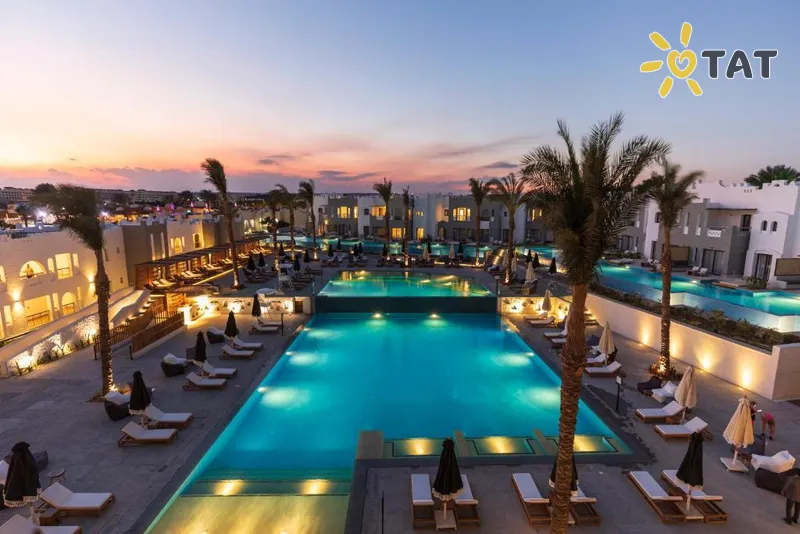Фото отеля Sunrise Tucana Resort Grand Select 5* Makadi įlanka Egiptas išorė ir baseinai
