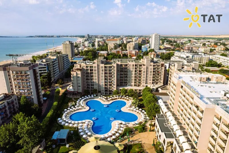 Фото отеля Barcelo Royal Beach 5* Солнечный берег Болгария экстерьер и бассейны