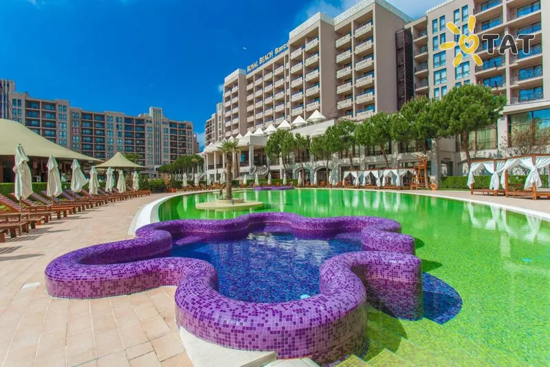 Фото отеля Barcelo Royal Beach 5* Солнечный берег Болгария экстерьер и бассейны