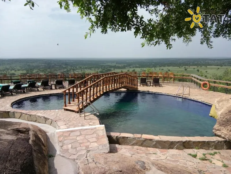 Фото отеля Lobo Wildlife Lodge 4* Serengeti Tanzanija išorė ir baseinai