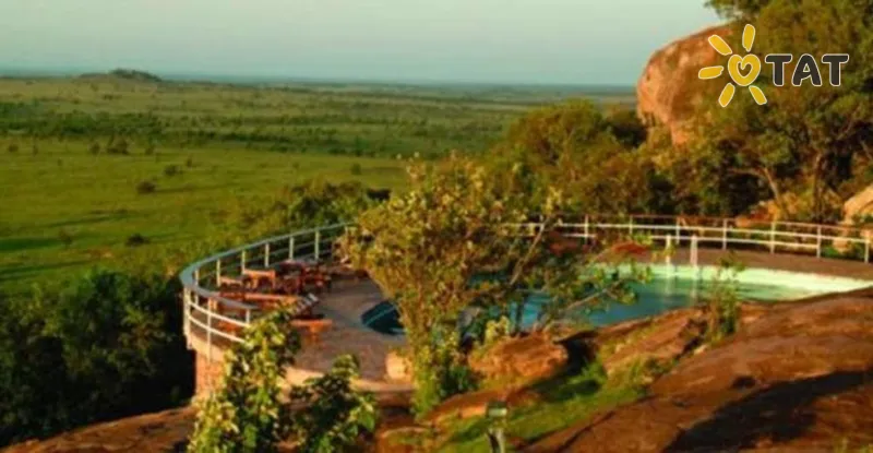 Фото отеля Lobo Wildlife Lodge 4* Serengeti Tanzanija išorė ir baseinai