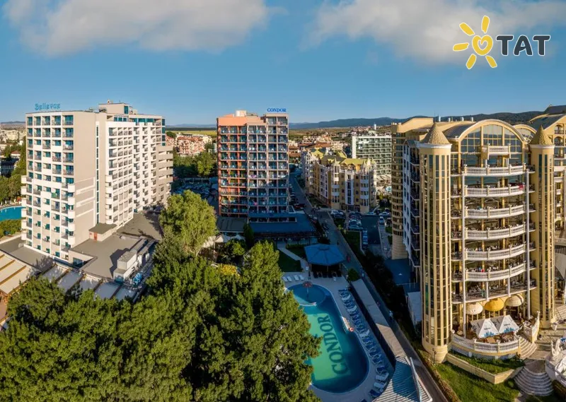 Фото отеля MPM Hotel Condor 4* Солнечный берег Болгария экстерьер и бассейны