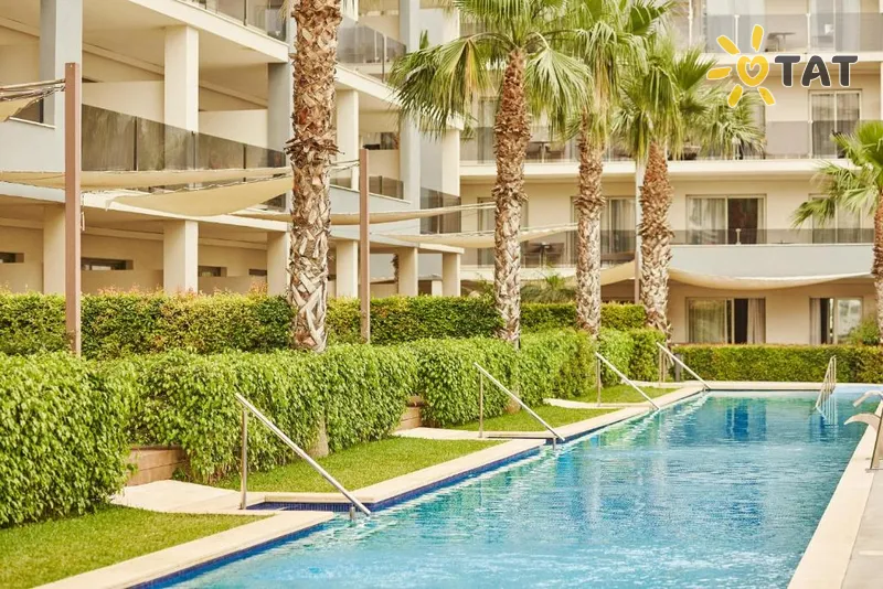 Фото отеля Zafiro Palace Alcudia 5* о. Майорка Испания экстерьер и бассейны