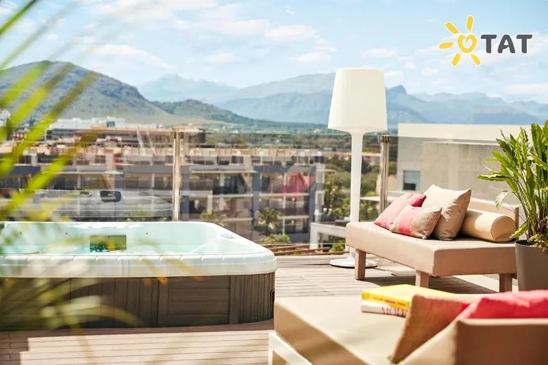 Фото отеля Zafiro Palace Alcudia 5* о. Майорка Испания экстерьер и бассейны
