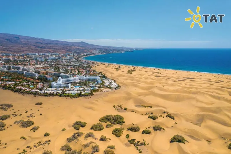 Фото отеля Riu Palace Maspalomas Hotel 5* о. Гран Канария (Канары) Испания пляж