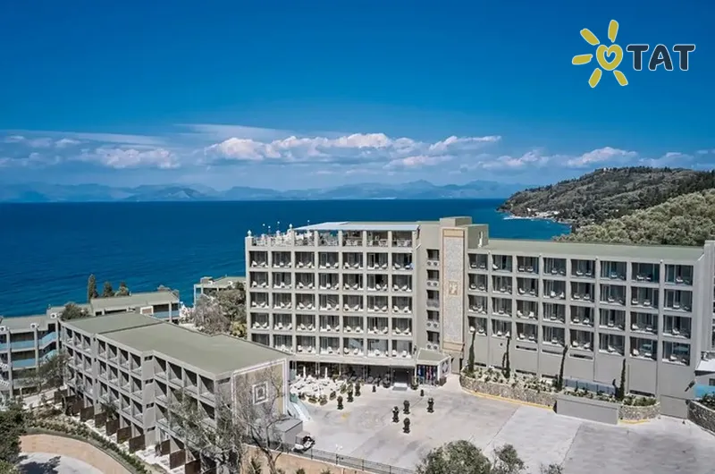 Фото отеля Mythos Palace Resort 5* о. Корфу Греция экстерьер и бассейны