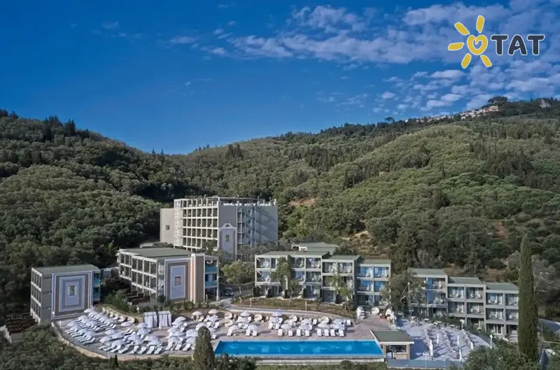Фото отеля Mythos Palace Resort 5* о. Корфу Греция экстерьер и бассейны