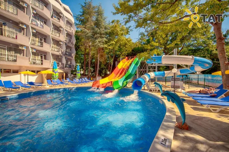 Фото отеля Prestige Deluxe Aquapark Club 4* Золотые пески Болгария аквапарк, горки