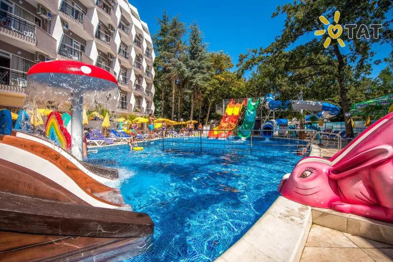 Фото отеля Prestige Deluxe Aquapark Club 4* Золотые пески Болгария экстерьер и бассейны