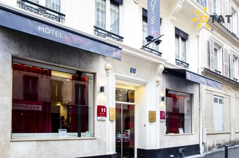 Фото отеля Migny Opera Montmartre Hotel 3* Parīze Francija ārpuse un baseini