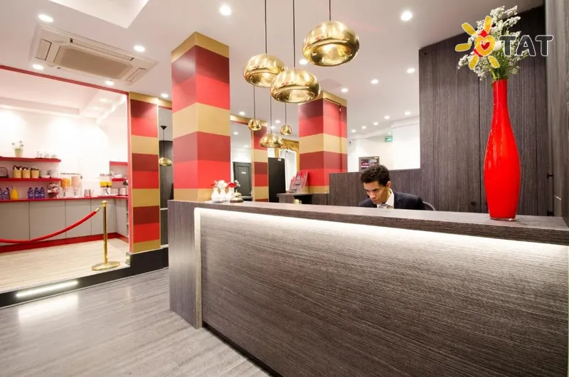 Фото отеля Migny Opera Montmartre Hotel 3* Parīze Francija vestibils un interjers