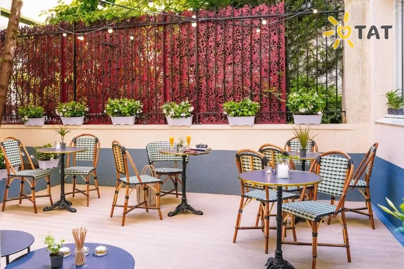 Фото отеля Timhotel Tour Eiffel 3* Parīze Francija bāri un restorāni