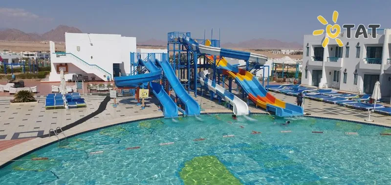 Фото отеля Sharm Holiday Resort 4* Шарм эль Шейх Египет аквапарк, горки