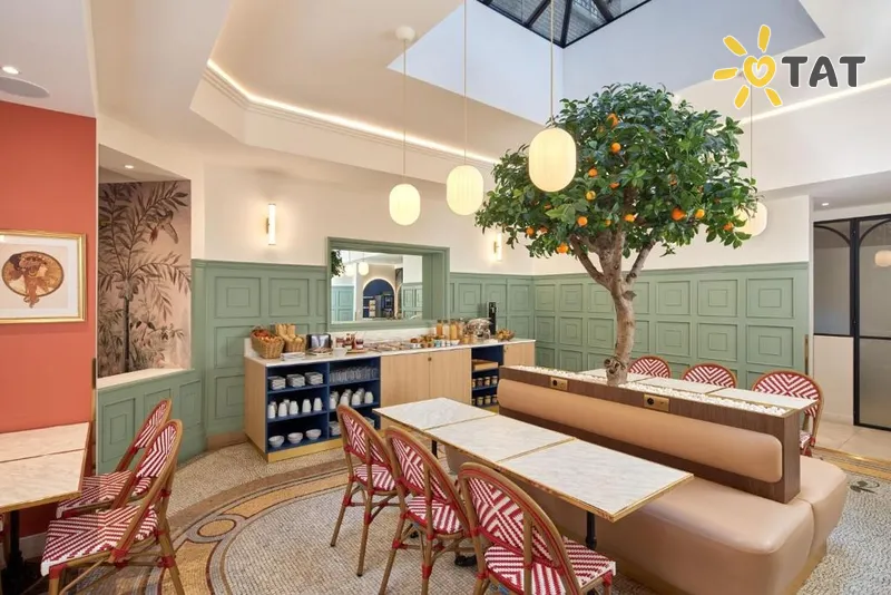 Фото отеля Timhotel Palais Royal 3* Parīze Francija bāri un restorāni