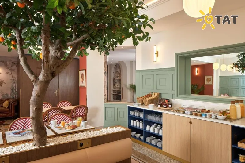 Фото отеля Timhotel Palais Royal 3* Parīze Francija bāri un restorāni