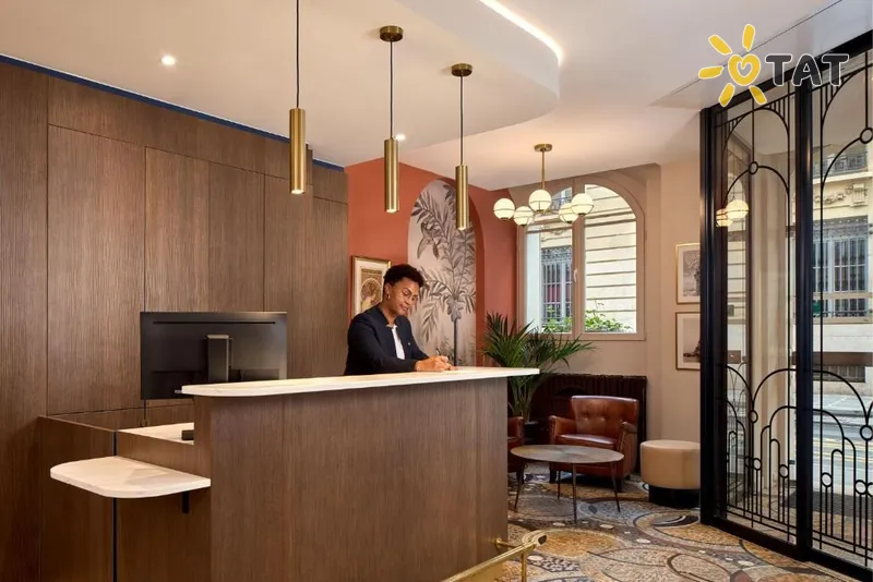 Фото отеля Timhotel Palais Royal 3* Parīze Francija vestibils un interjers