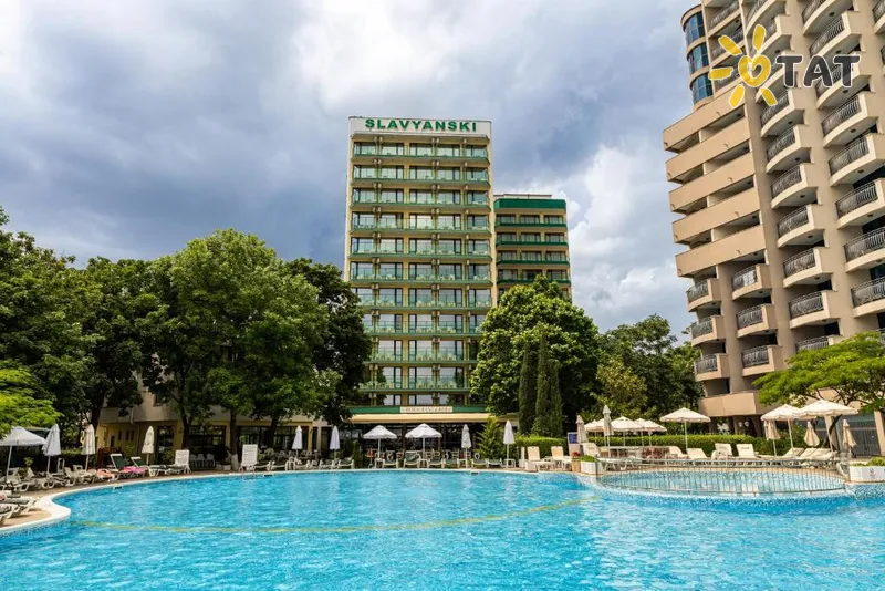 Фото отеля Slavyanski Hotel 3* Солнечный берег Болгария экстерьер и бассейны