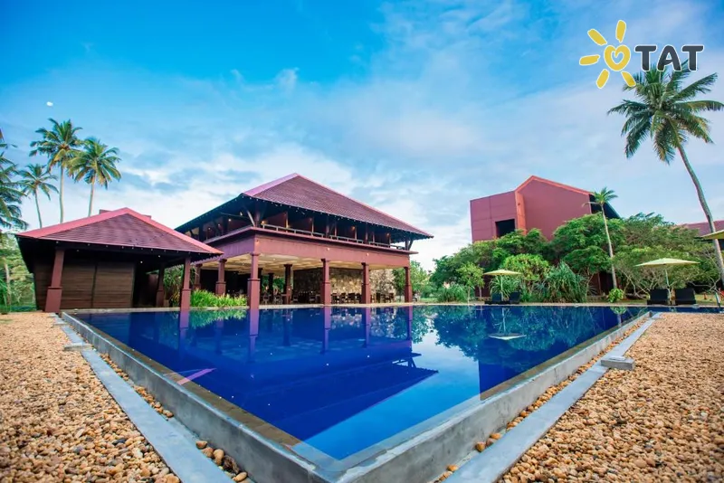 Фото отеля Celestia Ayurveda Resort 4* Бентота Шри-Ланка экстерьер и бассейны