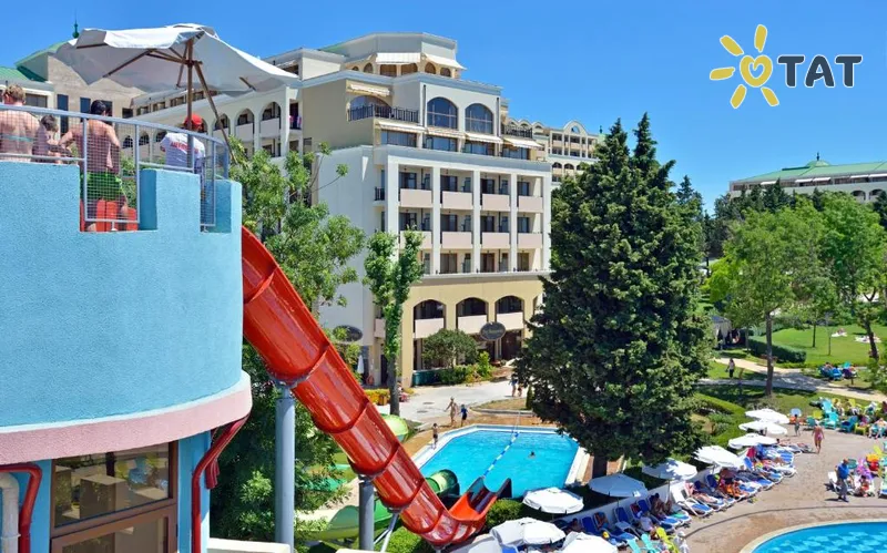 Фото отеля Sol Nessebar Palace Hotel 5* Несебр Болгария аквапарк, горки
