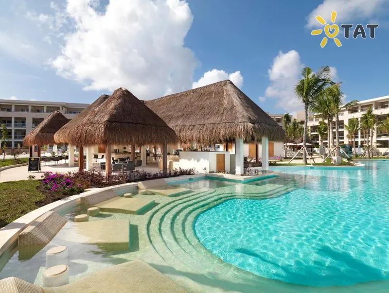 Фото отеля Paradisus Playa del Carmen Riviera Maya 5* Плая дель Кармен Мексика экстерьер и бассейны