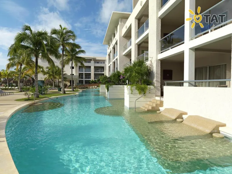 Фото отеля Paradisus Playa del Carmen Riviera Maya 5* Плая дель Кармен Мексика экстерьер и бассейны