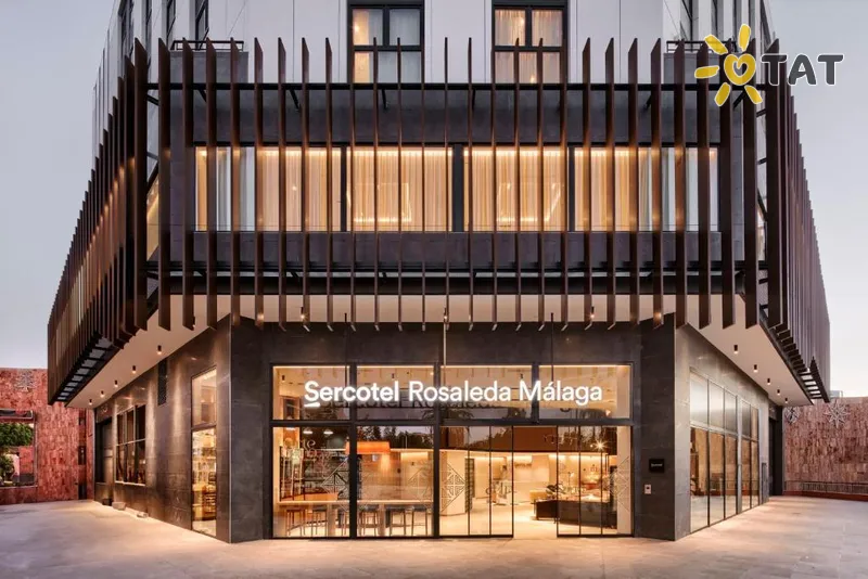 Фото отеля Sercotel Rosaleda Mаlaga 4* Малага Испания экстерьер и бассейны