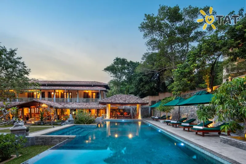 Фото отеля Green Escape Unawatuna 4* Унаватуна Шри-Ланка экстерьер и бассейны